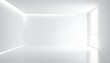© NAPAARTMAX - Minimalist interior design showcase in a bright white room modern concept high-quality visuals clean environment aesthetic appeal