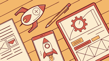 Startup Design Documents and Digital Devices.