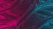 © Spzy - Abstract strands entwine, glowing with luminous pink and cyan hues, creating depth