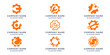 © cre_ART_ive - Gear wrench logo set bundle design template