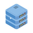 © DesignView - Get this handy isometric style icon of server storage