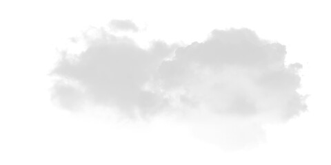 Wall Mural - A light gray cloud shape with jagged edges against a black background in a simple illustration