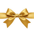 © Ai Images Stock - Elegant golden ribbon bow for gift wrapping and decoration isolated on transparent background