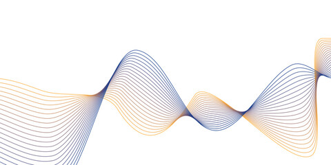 Wall Mural - abstract colorful lines background. blending gradient colors. digital frequency track equalizer. lin