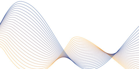 Wall Mural - abstract colorful lines background. blending gradient colors. digital frequency track equalizer. lin