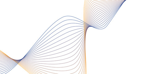 Wall Mural - abstract colorful lines background. blending gradient colors. digital frequency track equalizer. lin