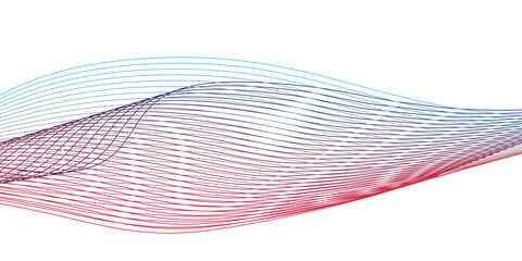 Wall Mural - abstract colorful lines background. blending gradient colors. digital frequency track equalizer. lin