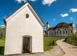 Chapelle de l'église baroque de Wies, Bavière, Allemagne