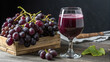 © Wahyu_T - Grapes and juice on wood table