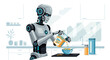 © markusmiller - Futuristic robot preparing breakfast in a minimalist kitchen setting