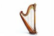 © TobiStocks - Harp with elegant curves isolated on clear white background