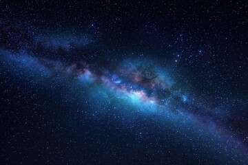 Wall Mural - Stunning Milky Way Galaxy View at Night
