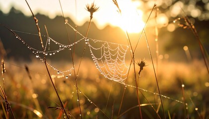 morning dew drops