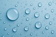 © mankong - Close-Up of Water Drops on Blue Surface Enhancing Texture and Visual Appeal for Art and Design Applications