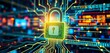 © Kittiya - Cybersecurity digital padlock securing network data,  digital asset,  technology