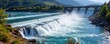 © wpw - river rapids turn turbines at hydro plants sending electricity to cities without waste proving renewable energy as direct and pure as its flowing water source from the environment