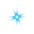 © Liubov - Bright blue star flash light effect with lens glow for overlays