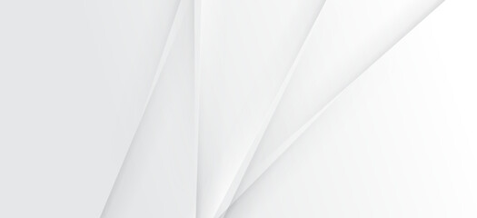 Wall Mural - modern white background contemporary geometric design on a clean white surface. light shadow. templa