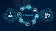 © Firoz_Stock - Webinar E-learning Training Business Internet Technology Concept ,illustration