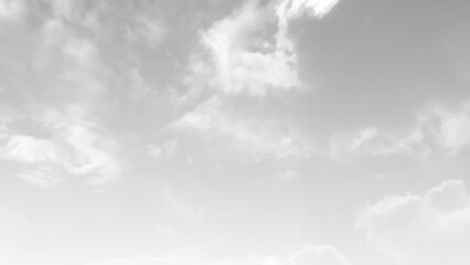 Wall Mural - white cloudy sky for background. black sky with white cloud. dark background before rainstorm. for w