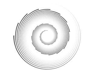 Wall Mural - design elements. wave of many purple lines circle ring. abstract vertical wavy stripes on white back