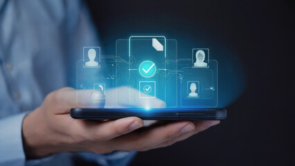 touch screen mobile phone with social network