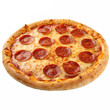 © WowStunning - Freshly Baked Pepperoni Pizza Isolated on Transparent Background