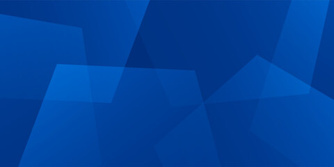 Wall Mural - modern abstract blue background with glowing geometric lines. blue gradient hexagon shape design. ep