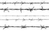 Multiple strands of barbed wire (1)
