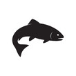 © Easmin - Big Mouth Bass Silhouette Vector for Outdoor Sports