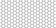 © Deep Earth  - Honeycomb pattern with hexagon mesh texture bee comb grid. Line grid of hexagons black and white seamless pattern.