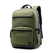 © Myimages - A green school backpack, a carry object with a zipper and handle, is isolated on on a transparent background