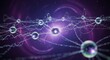 © ABDULELLAH - Dynamic Energy Waves, Quantum Particles, Cosmic Environment, Digital Illustration, Abstract Visualization, Science Concept