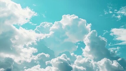 Wall Mural - a plane soaring through the clouds on a sunny day, great for travel or aviation-themed projects
