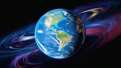 Wall Mural - earth and sun