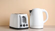 © Toufiqul - Modern white electric kettle and toaster kitchen appliances isolated on transparent background