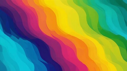 Wall Mural - smoothly flowing gradient featuring vibrant rainbow colors creates a dynamic and energetic backdrop,