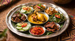 © Spy Media - Full Nasi Padang Spread on Silver Tray