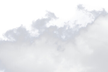 Wall Mural - white cloud fluffy, fog or misty or smoke for overlay and design effect. isolated on transparent bac