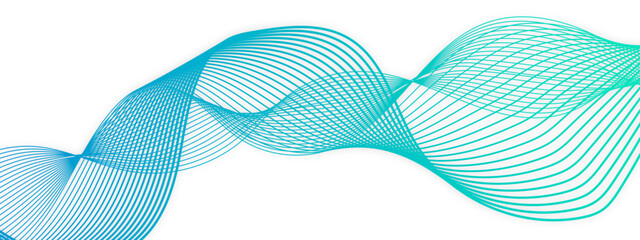 Canvas Print - abstract blue wave vector with flowing lines, digital pattern, swirl, and texture. wavy lines with e