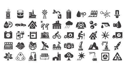 set of icons for web design