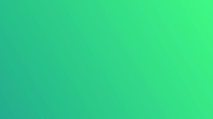 Wall Mural - green color geometric background animation