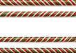 © RAMS - Colorful Candy Canes in Festive Red and Green Stripes Perfect for Holiday Celebrations and Decorations