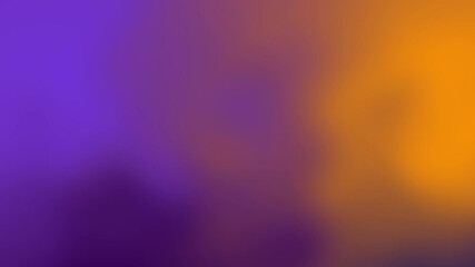 Wall Mural - Loopable purple to orange blurred gradient background - pulsating multicolored slow motion backdrop