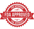 © Safwan Creatives - Fda approved seal stamp red emblem