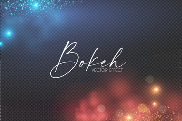 Wall Mural - abstract gold bokeh background with magic fog. shining transparent light effect. textured space