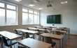 © lin - Empty modern classroom. High quality