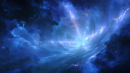 blue planet in space