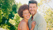© Monkey Business - Portrait Of Loving Multi-Racial Couple Standing Outdoors In Garden Park Or Countryside