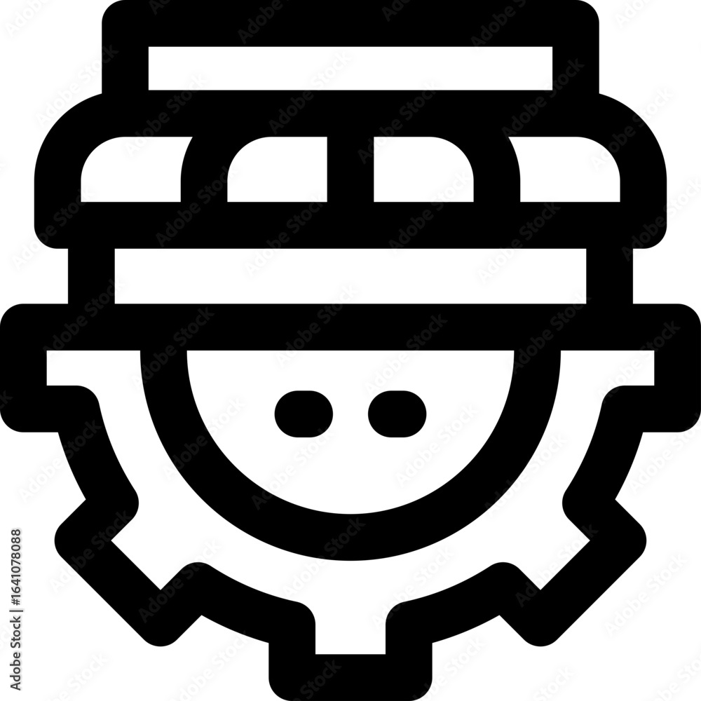 setting line icon. Clean and minimalist vector icon for websites ...